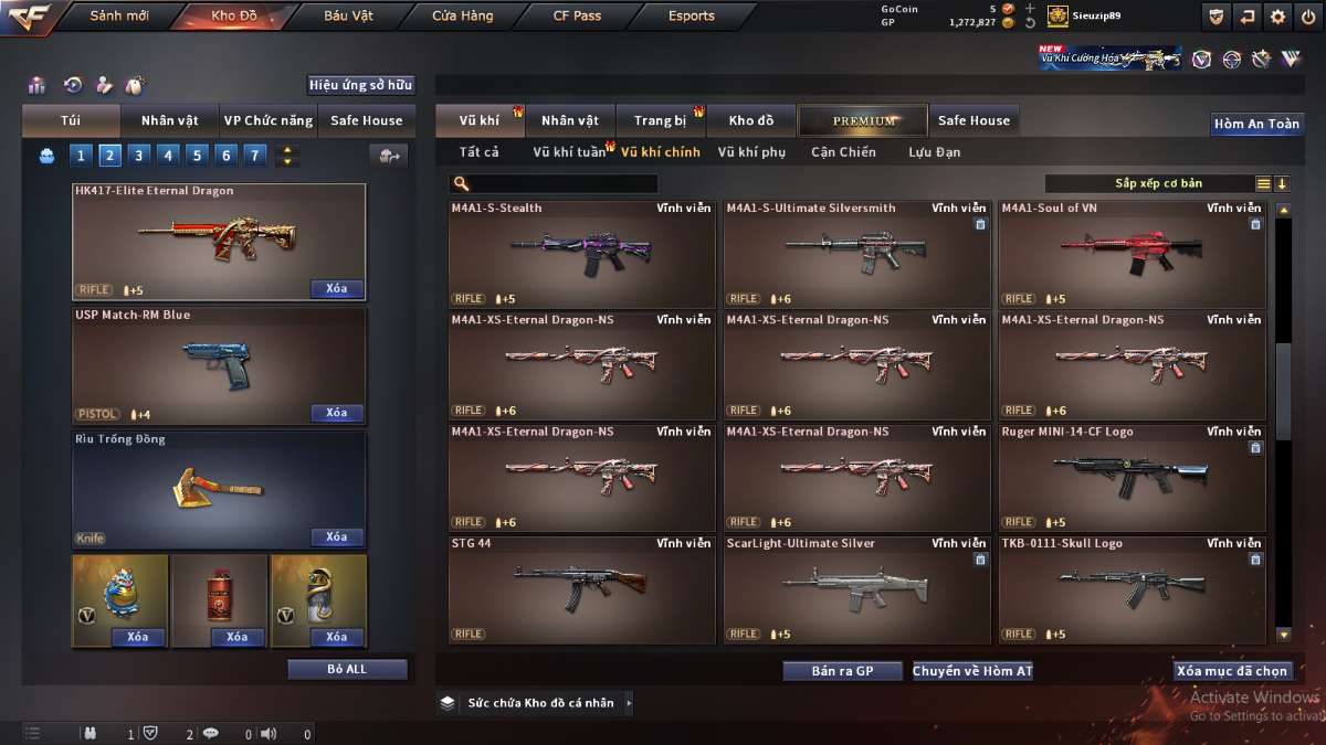 shop acc cf uy tin gia re